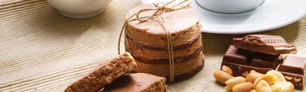 HappyShape chocolade pinda koek